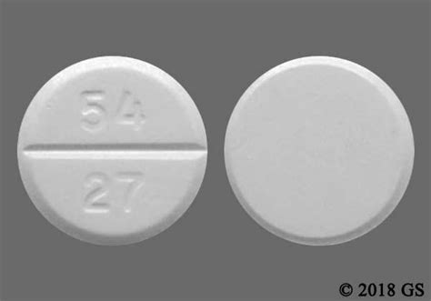 Pill Identifier results for "5427 White and Round". . 54 27 white round pill